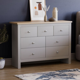 Morley 111.5cm W 7 - Drawer Chest of Drawers