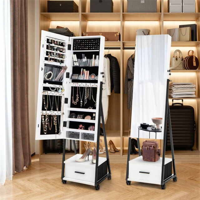 Freestanding Jewelry Armoire