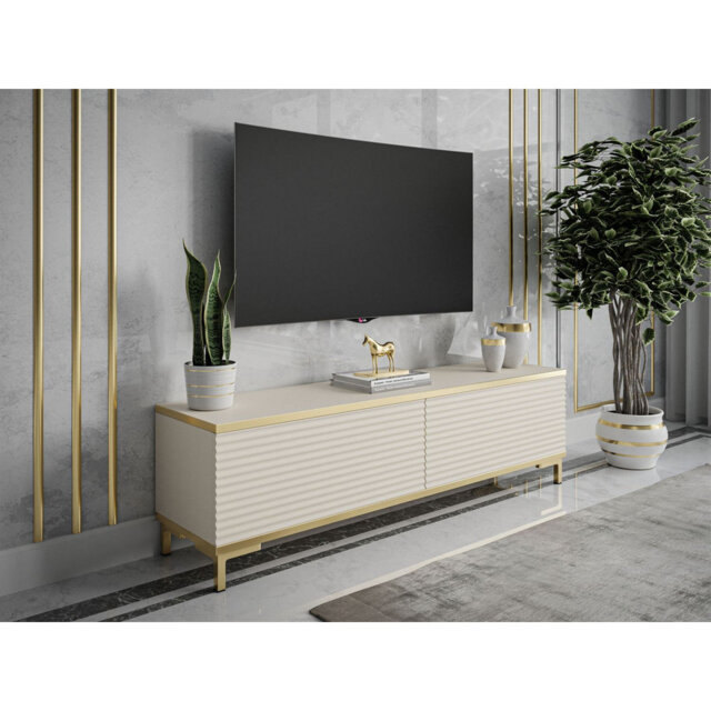 "Amleto Unfinished TV Stand for TVs up to 65"""