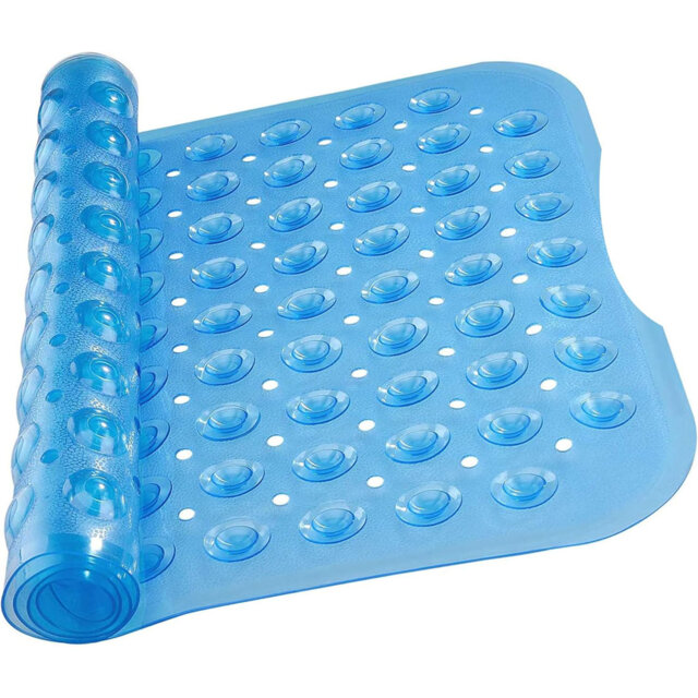 Aspire Homeware Non-Slip Polypropylene Shower Mat with Extra-Thick Suction Cups