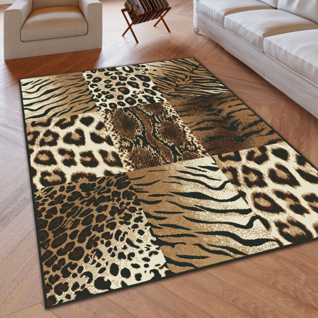 Alizey Beige/Brown/Black Rug
