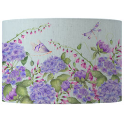 Round Lamp Shade in Purple
