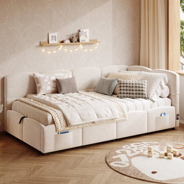 Upholstered Ottoman Storage Bed