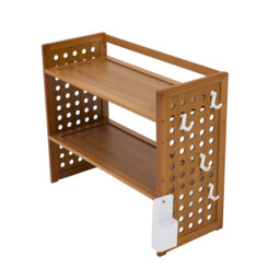 40cm H x 60cm W Bamboo / Rattan Bookcase