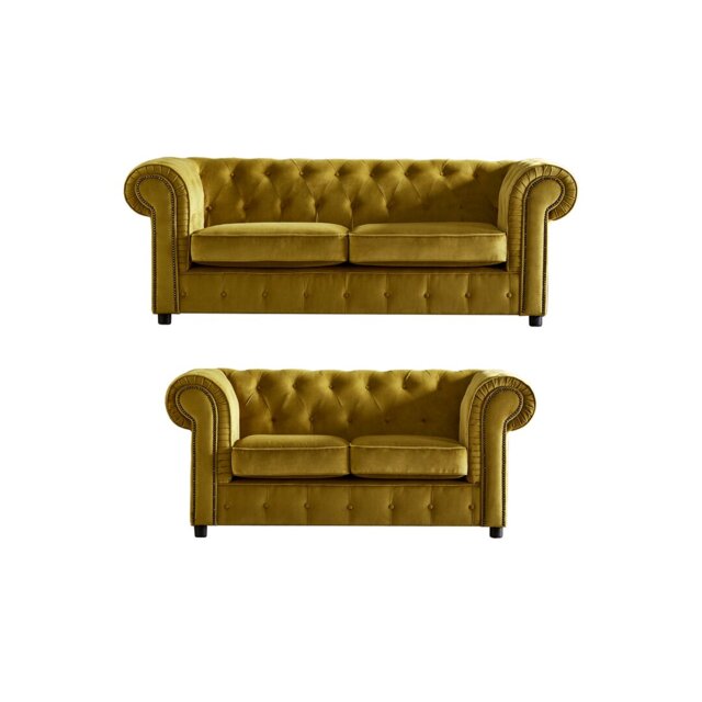 Aaron 2 - Piece Velvet Living Room Set