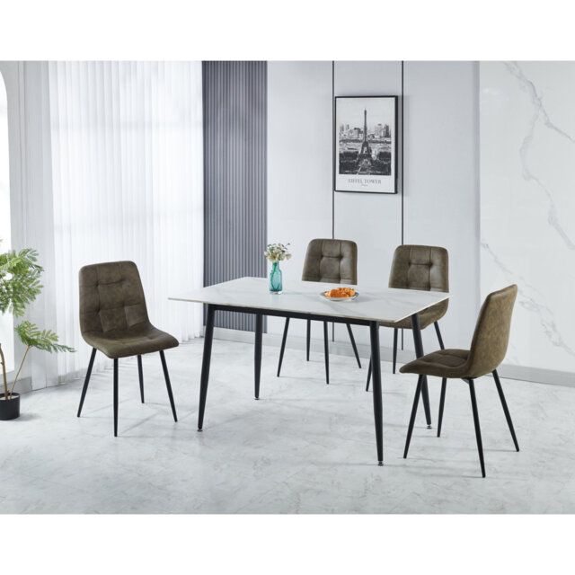 Deitrick Dining Set (4 - Seater Set)