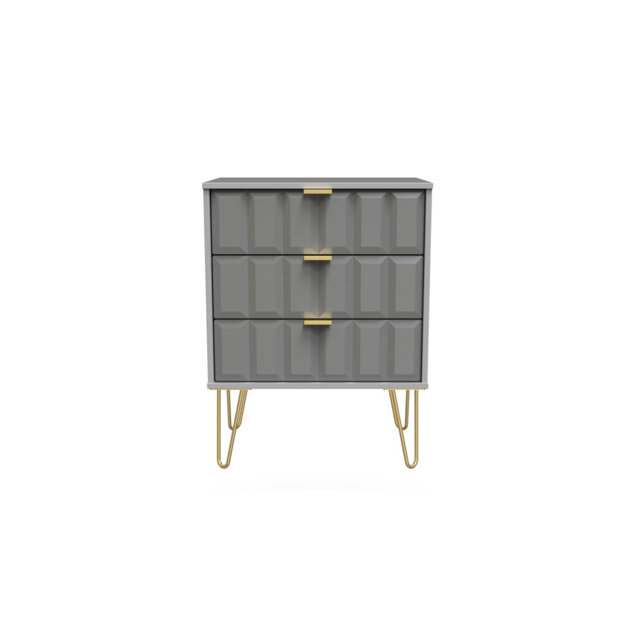 Allem 3 Drawer Chest (Ready Assembled)