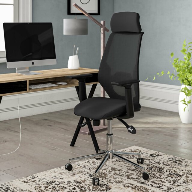 Abbotsfield Mesh Office Chair with Headrest