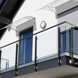 Yaheetech 76cm D Plastic Cover Retractable Door / Window Awning