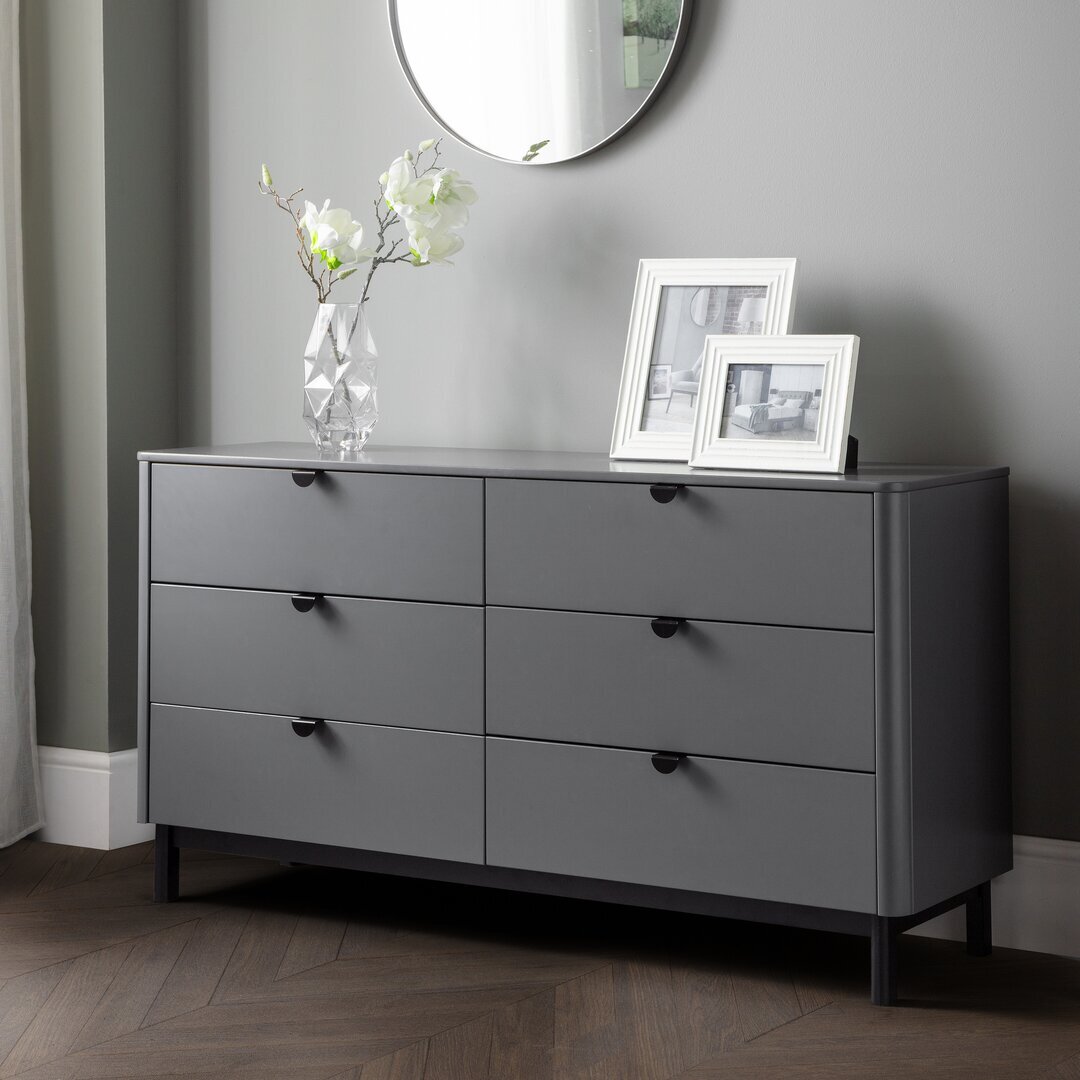 Hales 6 Drawer 140cm W Dresser by Wayfair | uFurnish.com