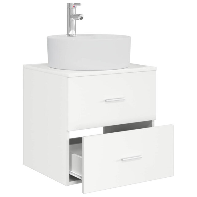 Single Bathroom Vanity with Ceramic Basin
