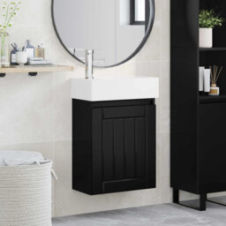 Single Bathroom Vanity with Ceramic Basin