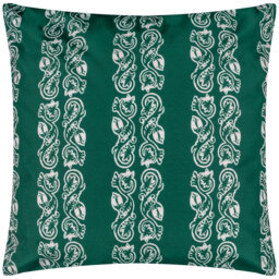 Kalindi Stripe Indoor / Outdoor Floral Square Cushion