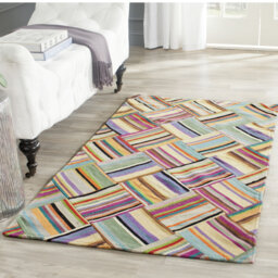 Mcneal Geometric Wool Hand Woven Indoor / Outdoor Area Rug