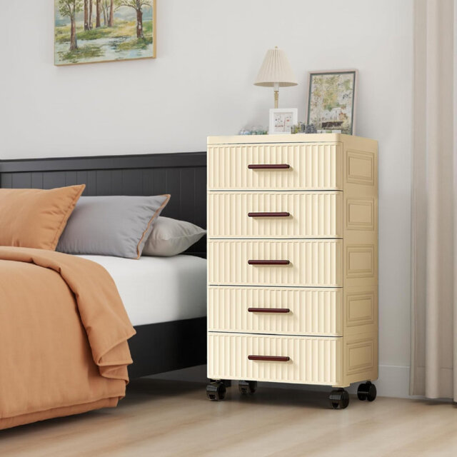 Drawer Storage Cabinet Bedside Table Living Room Snack Children's Toys Books Clothes Storage Cabinet