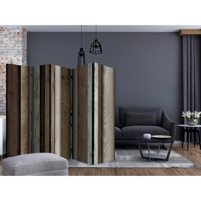 Room Divider - Wooden Fan II [Room Dividers]