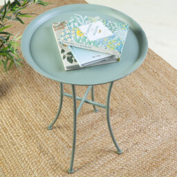Colbyn Round Metal Folding Outdoor Coffee Table , 39.5cm cm W 39.5cm cm D