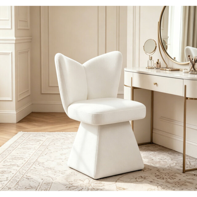 47 cm H Fabric Dining Chair