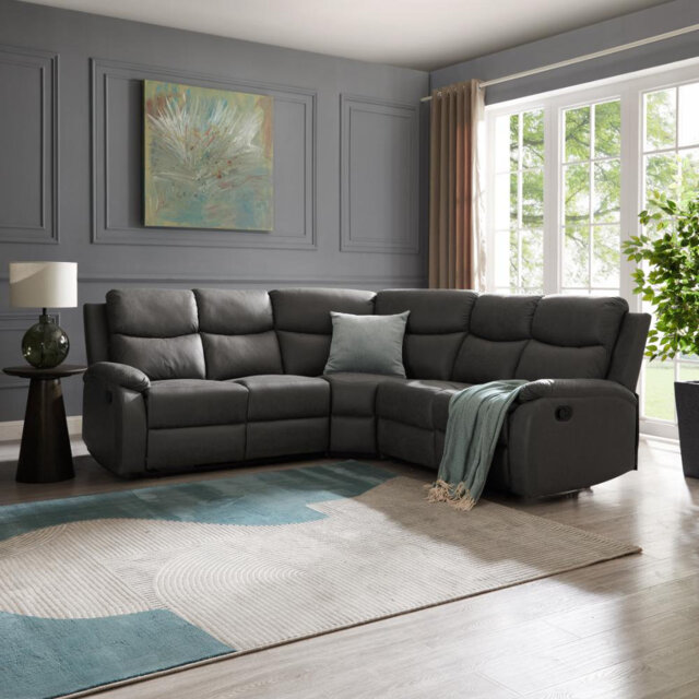 Grijalva 5 Seater Reclining Corner Sofa