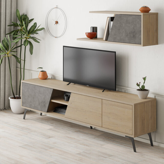 "Dokkum Floating TV Stand for TVs up to 70"""