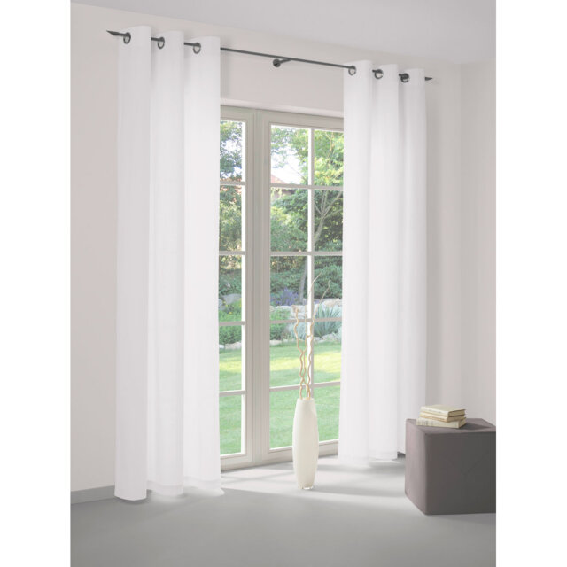 Newbury 67% Polyester And 33% Cotton Room Darkening Single Curtain Panel