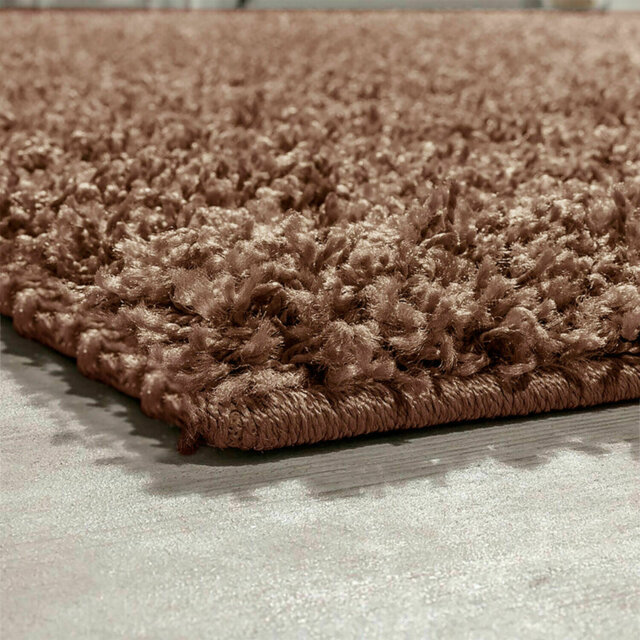 Soft Shaggy Verona Rug Living Room Bedroom Carpet Hallway Runner Non Shed Pile