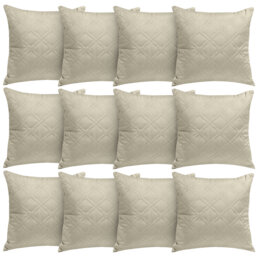 Aspire Homeware Diamond-Pattern Square Velvet Cushion Cover