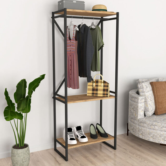 Ailynn Metal Freestandling Coat Rack
