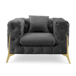 Akeiba Velvet Armchair