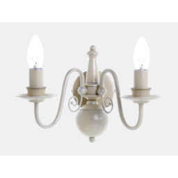 Roosevelt Steel Candle Wall Light