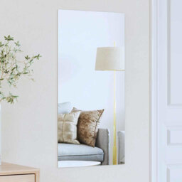 Wall Mirror Tempered Glass Modern Living Room Bathroom Decor for Indoor