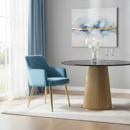Tufted Velvet Upholstered Side Chair