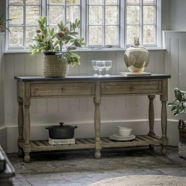 Williamsen 165cm Marble Top Console Table