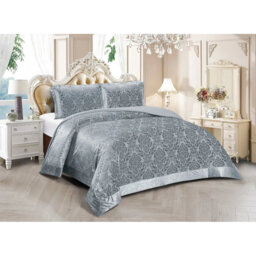 Polyester Floral Bedspread with Pillow Shams Included