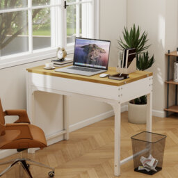 Extendable Dining Table, 2-8 Kitchen Wood Desk, Space Saving, Kitchen, Living Room