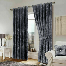 Daire Velvet Blackout Curtain Pair