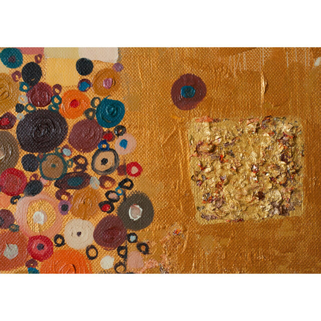 Foli Machine Woven Gold Rug