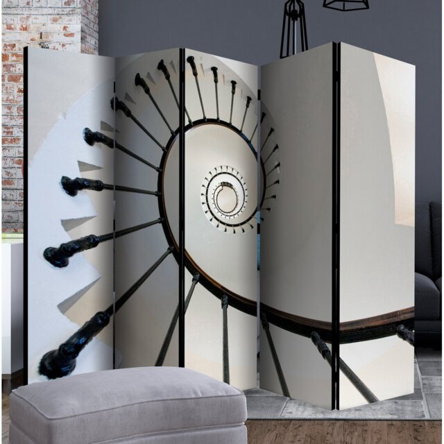 Mihrtad 172cm H Solid Wood Folding Room Divider