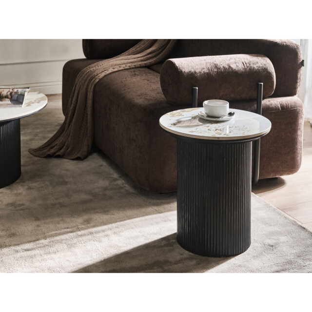 Pedestal End Table