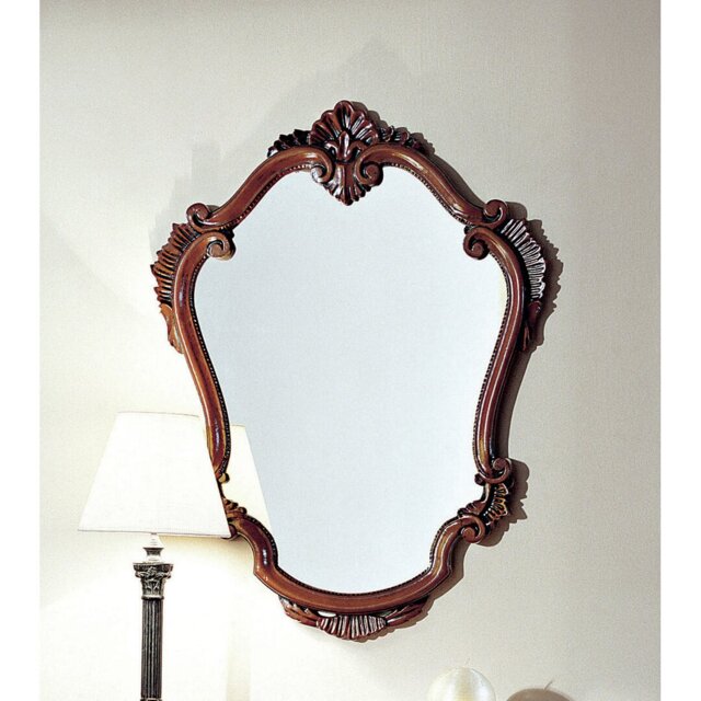Buettner Wood Flat Wall Mirror
