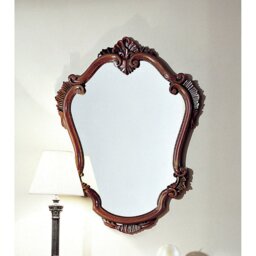 Buettner Wood Flat Wall Mirror