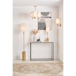 Bobbylee 161cm Brushed Traditional Floor Lamp