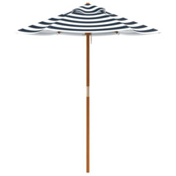 Vidaxl parasol for children with wooden pole diameter 120 x 140cm