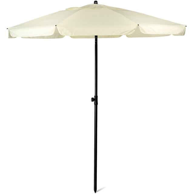 SUNMER 2M Beach Umbrella with Tilt Mechanism