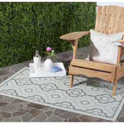 Humfleet Geometric Hand Woven Indoor / Outdoor Area Rug