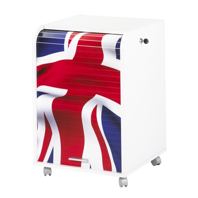 Graziella 1 -Door 2 -Drawer Filing Storage Cabinet
