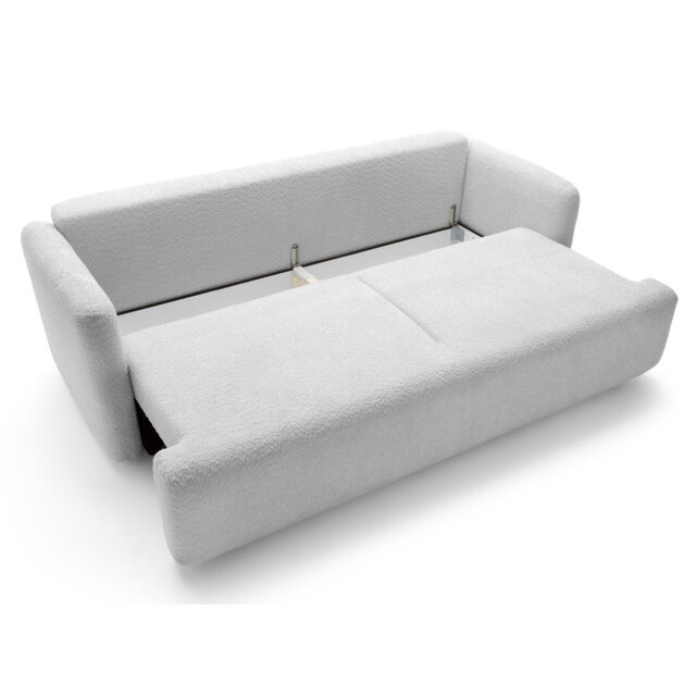 Beilul 3 Seater Convertible Fabric Sofa Bed with Storage