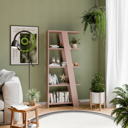 161cm H x 72cm W Plywood / Laminate Board Bookcase