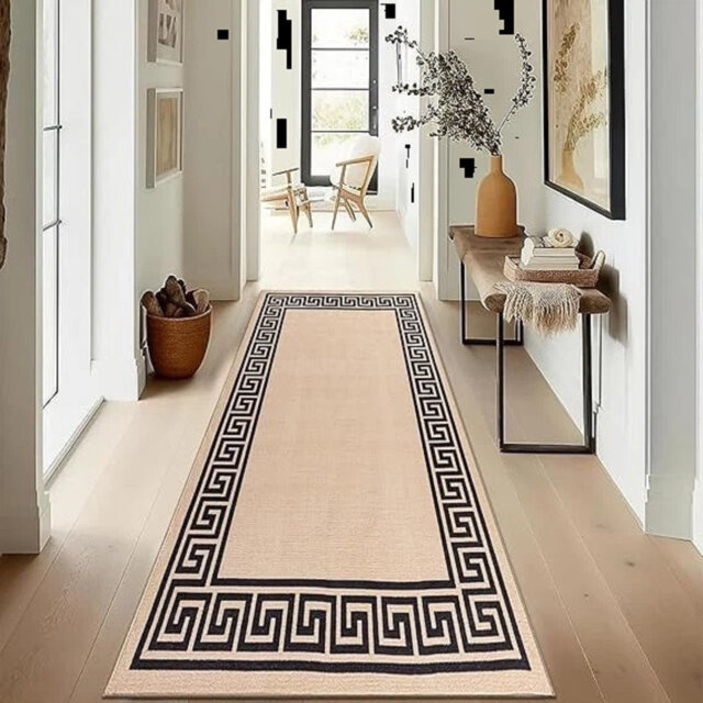 Non Slip Runner Rug Long Hallway Living Room Bedroom Kitchen Carpet Floor Mats*