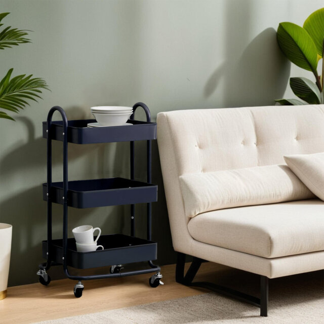 Raines Metal Bar Cart